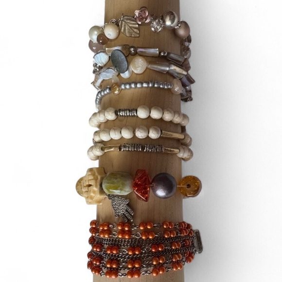 Bohemian Beaded Bracelet Set of 7 - Picture 9 of 9